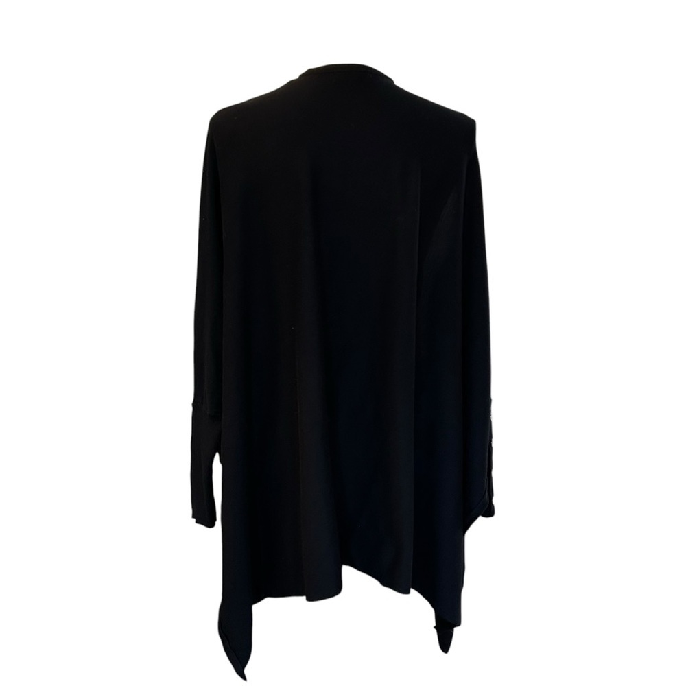 Alfani Striped Long Sleeve Open-Front Cardigan Women’s SZ Small Black White - Picture 5 of 8